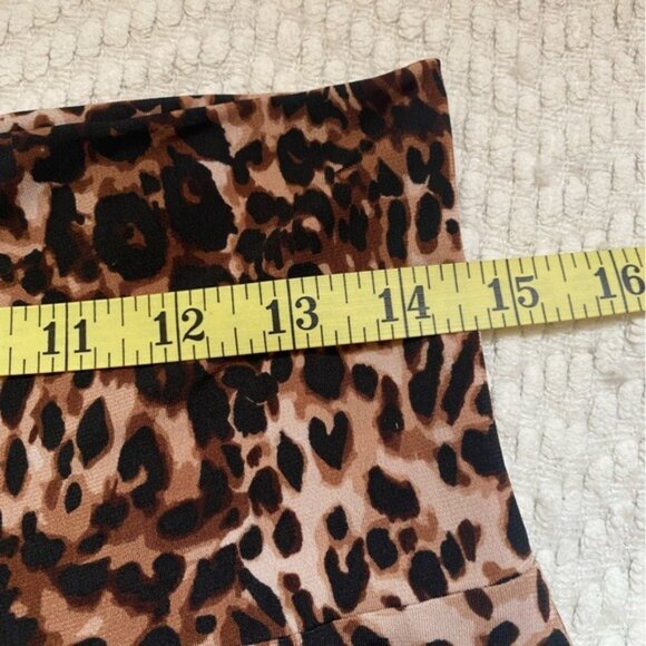 Lularoe Size M Animal Print "Azure" Swing Skirt - Picture 4 of 7